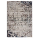 8? x 11? Navy Blue Distressed Striations Area Rug