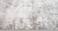 8? x 11? Navy Blue Distressed Striations Area Rug