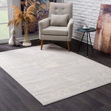 4? x 6? Modern Gray Distressed Area Rug