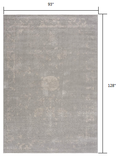 8? x 11? Modern Gray Distressed Area Rug