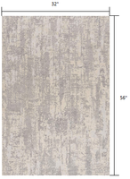 3? x 5? Gray Metro Modern Abstract Area Rug