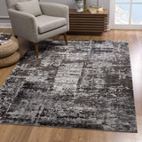 3? x 5? Gray Modern Abstract Area Rug