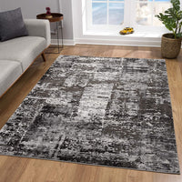 3? x 5? Gray Modern Abstract Area Rug