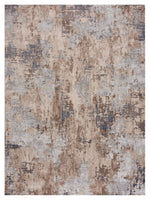 3? x 5? Beige and Ivory Abstract Area Rug