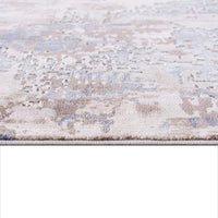 3? x 5? Beige and Ivory Abstract Area Rug