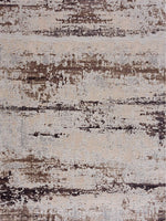 7? x 10? Violet Abstract Striations Area Rug