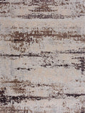 7? x 10? Violet Abstract Striations Area Rug