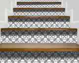 4" X 4" Light Gray and White Coli Peel and Stick Tiles
