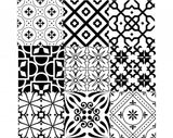 4" X 4" Black and White Mash Peel and Stick Removable Tiles