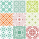 4" X 4" Muted Brights Mosaic Peel and Stick Removable Tiles
