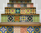 4" X 4" Auguri Mix Peel and Stick Removable Tiles