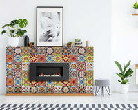 4" X 4" Mediterra Mosaic Peel and Stick Tiles