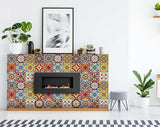4" X 4" Mediterra Mosaic Peel and Stick Tiles