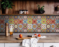 4" X 4" Mediterra Mosaic Peel and Stick Tiles