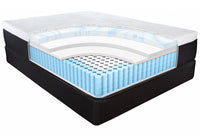13' Hybrid Lux Memory Foam and Wrapped Coil Mattress King