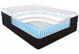 13' Hybrid Lux Memory Foam and Wrapped Coil Mattress Full Cal King