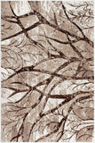 4? x 6? Brown Intricate Branches Area Rug