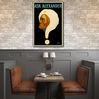 36" x 54" Vintage c1920s Alexander Vintage Magic Wall Art