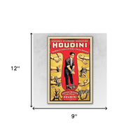 24" x 36" Houdini Handcuff King Vintage Magic Poster Wall Art