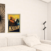 36" x 54" Kellar Drinks with the Devil Vintage Magic Poster Wall Art