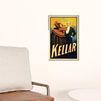 36" x 54" Kellar Drinks with the Devil Vintage Magic Poster Wall Art