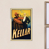 36" x 54" Kellar Drinks with the Devil Vintage Magic Poster Wall Art