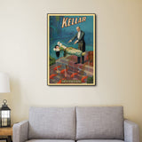 36" x 54" Kellar Levitation Vintage Magic Poster Wall Art