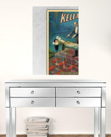 36" x 54" Kellar Levitation Vintage Magic Poster Wall Art