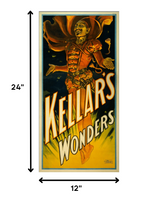 18" x 36" Keller's Wonders Vintage Magic Poster Wall Art