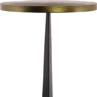 Bronze Metal Side Table