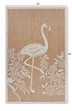 5? x 7? Tan Flamingo Indoor Outdoor Area Rug