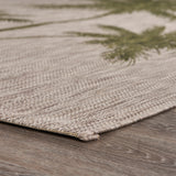 5? x 7? Green Palm Tree Indoor Outdoor Area Rug