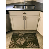 5? x 7? Green Pineapple Indoor Outdoor Area Rug