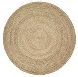 Gray Toned Natural Jute Area Rug