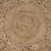 Natural Bloom Boutique Jute Rug