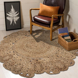 Natural Bloom Boutique Jute Rug