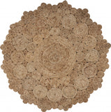 Bursting Medallion Boutique Jute Rug