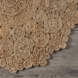 Bursting Medallion Boutique Jute Rug