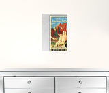 36" x 54" Vintage 1950s Bryce Canyon National Park Wall Art