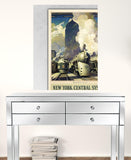 24" x 32" New York Railroad Vintage Travel Poster Wall Art