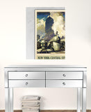 24" x 32" New York Railroad Vintage Travel Poster Wall Art