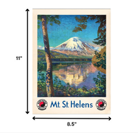 36" x 48" Mt. St. Helens c1920s Vintage Travel Poster Wall Art