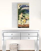 36" x 54" Vintage 1934 California Travel Poster Wall Art