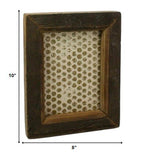5x7 Dark Brown Reclaimed Wood Vertical Frame