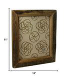 8x10 XL Dark Brown Reclaimed Wood Vertical Frame