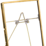 4x6 Gold Metal Vertical Glass Frame