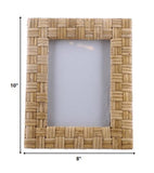 5x7 Woven Bamboo Vertical Frame