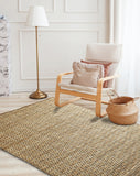 9? x 12? Tan Classic Interwoven Area Rug