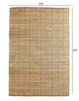 9? x 12? Tan Classic Interwoven Area Rug