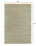 8? x 10? Multitoned Braided Jute Area Rug